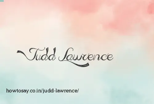 Judd Lawrence