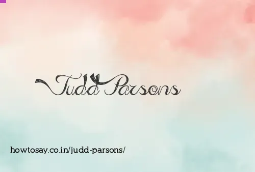 Judd Parsons