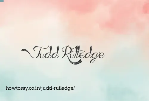 Judd Rutledge