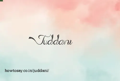 Juddani
