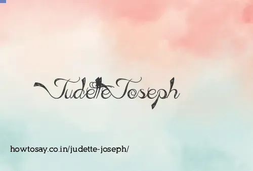 Judette Joseph