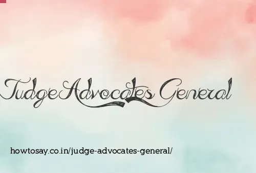 Judge Advocates General