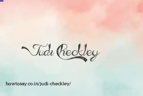 Judi Checkley