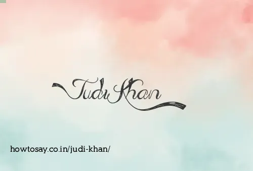 Judi Khan