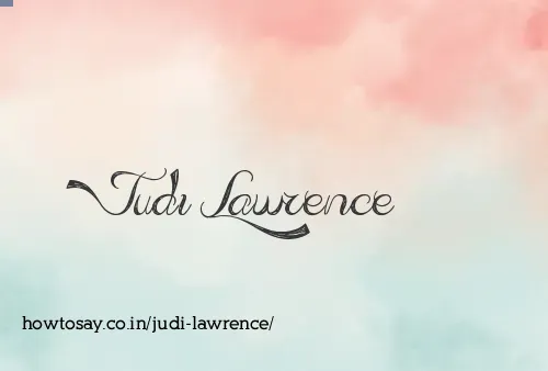 Judi Lawrence