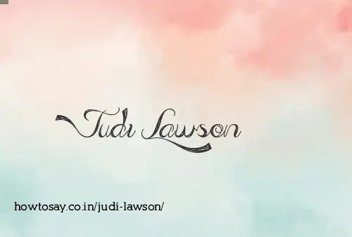 Judi Lawson