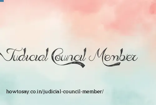 Judicial Council Member