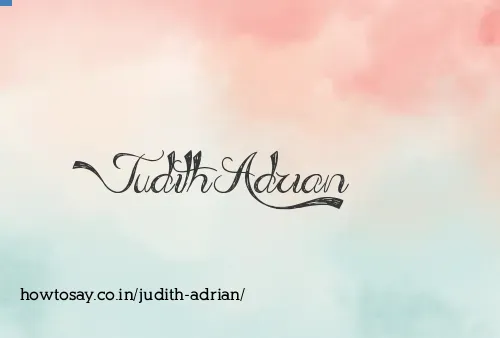 Judith Adrian
