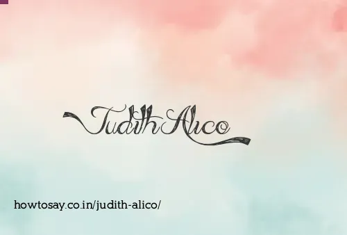 Judith Alico