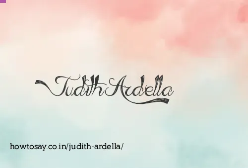 Judith Ardella