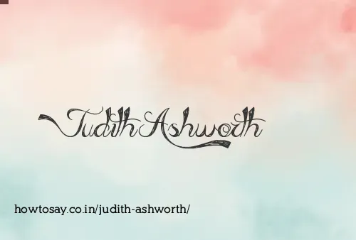 Judith Ashworth