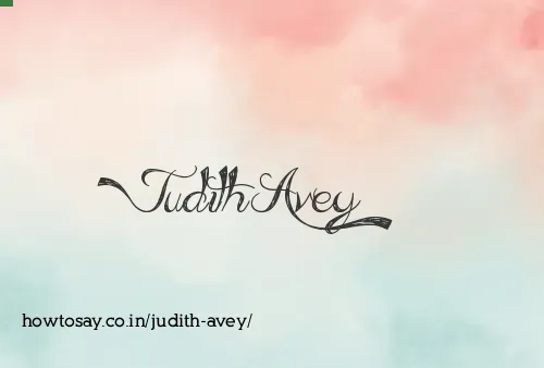 Judith Avey