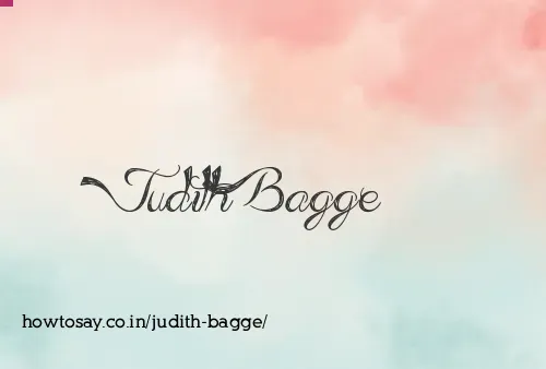 Judith Bagge