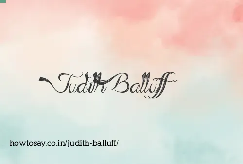 Judith Balluff