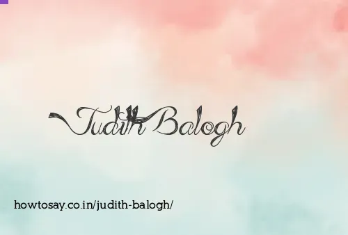 Judith Balogh