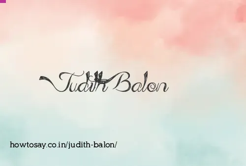 Judith Balon