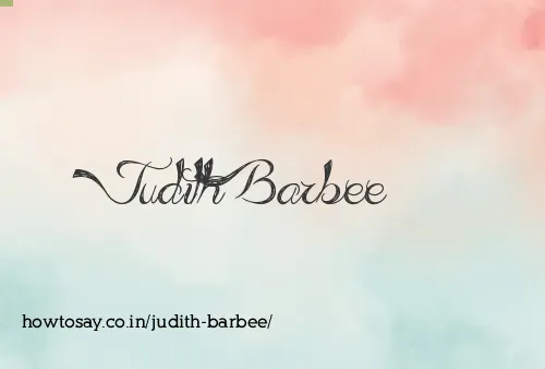 Judith Barbee