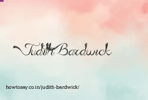 Judith Bardwick