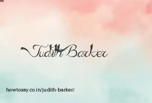 Judith Barker