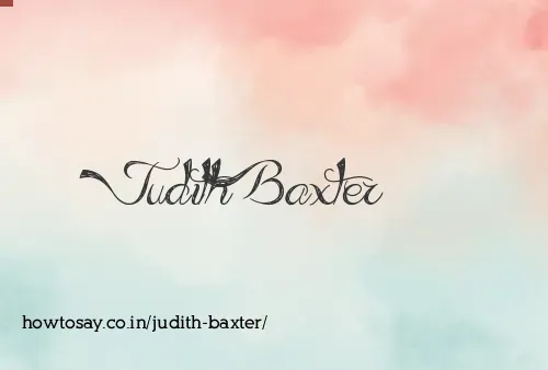 Judith Baxter