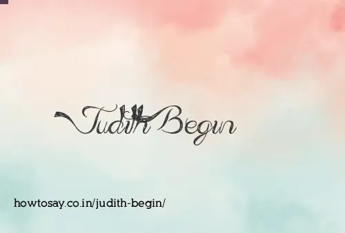 Judith Begin