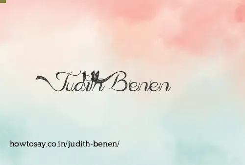 Judith Benen