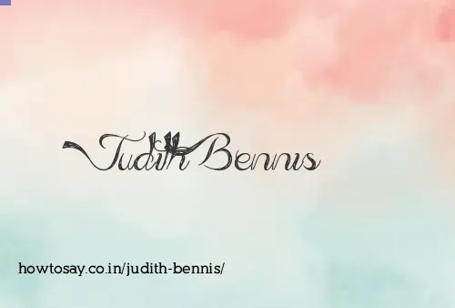Judith Bennis