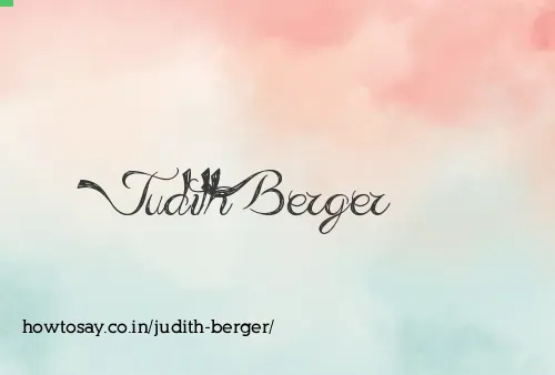 Judith Berger