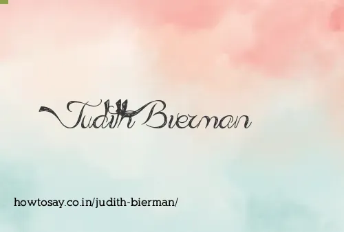Judith Bierman