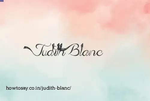 Judith Blanc