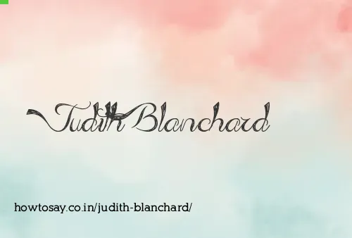 Judith Blanchard
