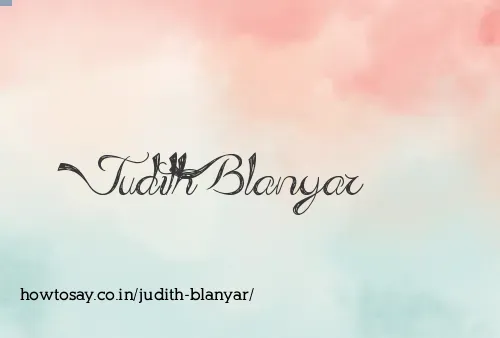 Judith Blanyar