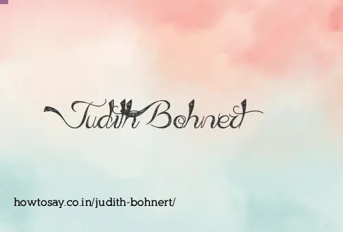 Judith Bohnert