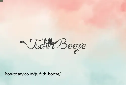 Judith Booze