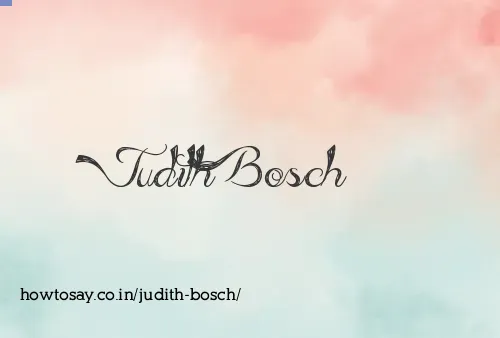 Judith Bosch