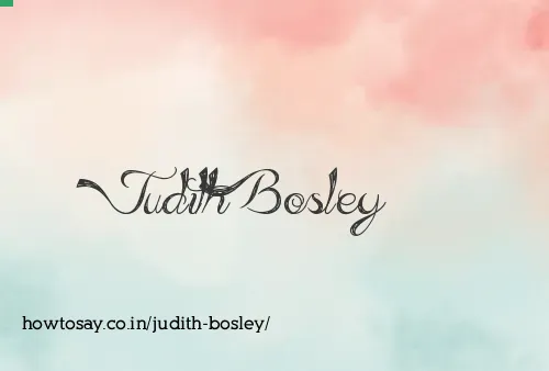 Judith Bosley