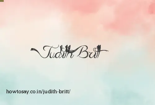 Judith Britt