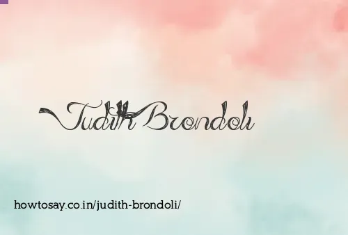 Judith Brondoli