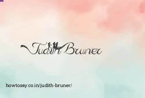 Judith Bruner