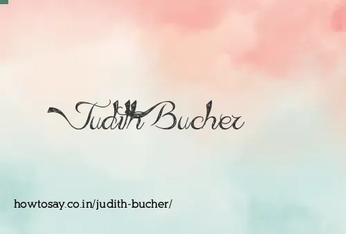Judith Bucher