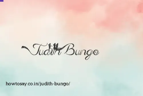 Judith Bungo
