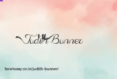 Judith Bunner