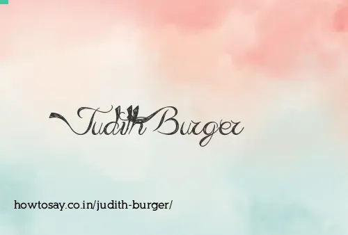 Judith Burger