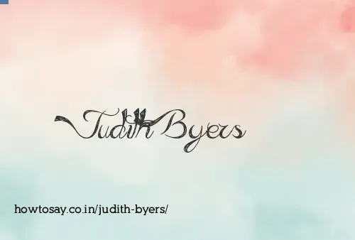 Judith Byers