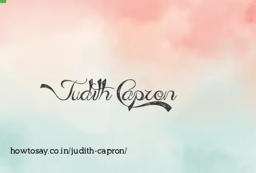 Judith Capron