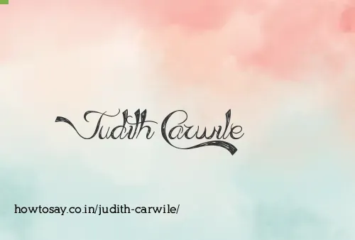 Judith Carwile