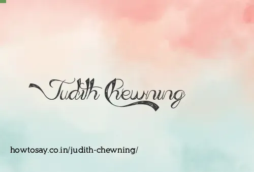Judith Chewning