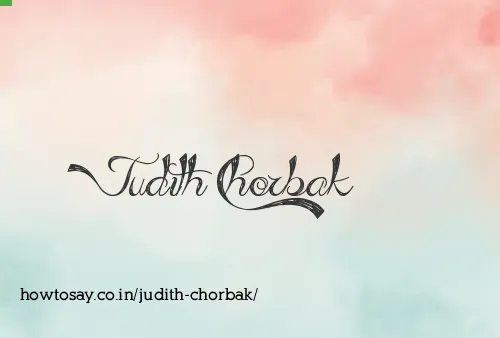 Judith Chorbak