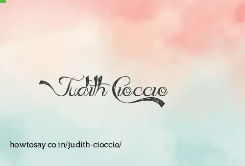 Judith Cioccio