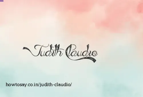 Judith Claudio